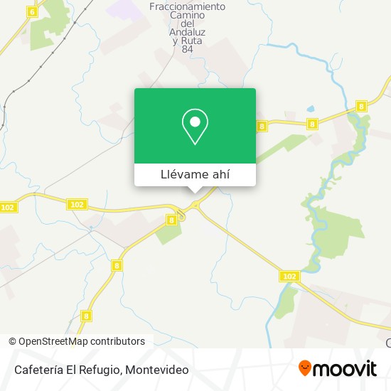 Mapa de Cafetería El Refugio