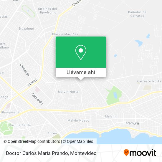Mapa de Doctor Carlos María Prando