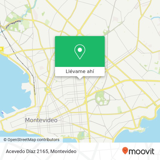 Mapa de Acevedo Díaz 2165