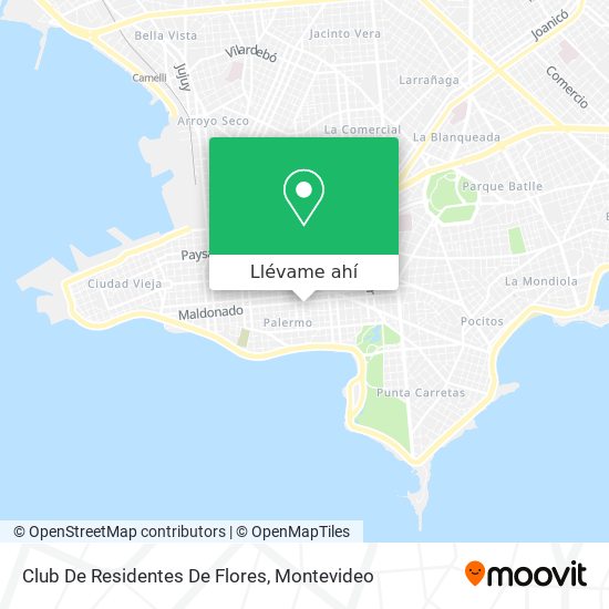 Mapa de Club De Residentes De Flores