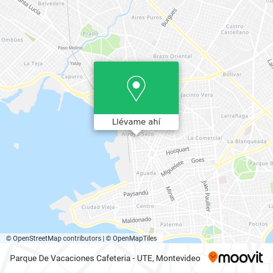 Mapa de Parque De Vacaciones Cafeteria - UTE