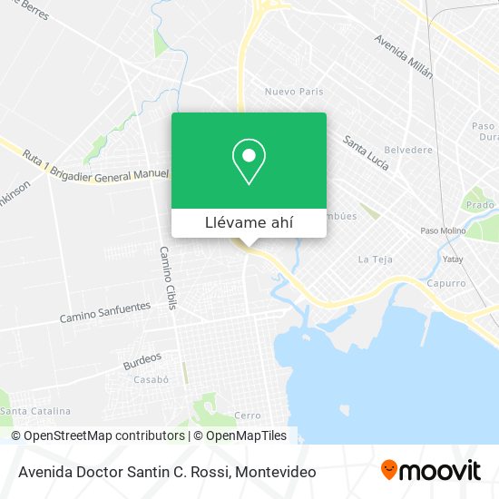 Mapa de Avenida Doctor Santin C. Rossi