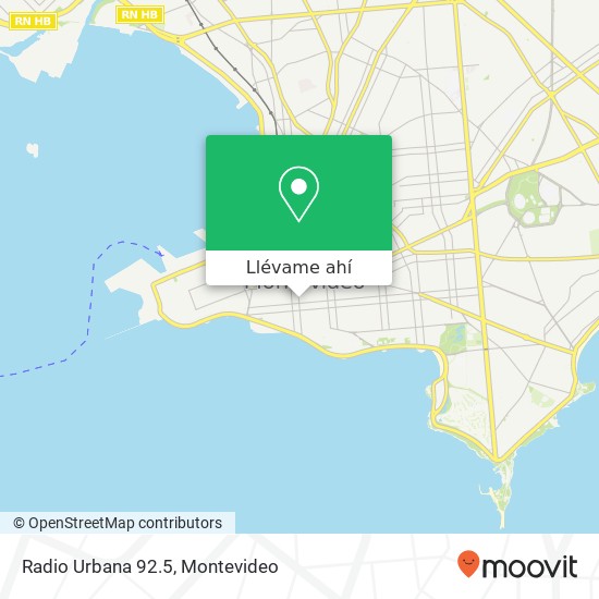 Mapa de Radio Urbana 92.5