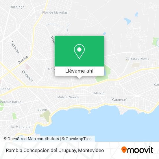 Mapa de Rambla Concepción del Uruguay