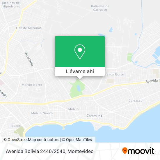 Mapa de Avenida Bolivia 2440/2540