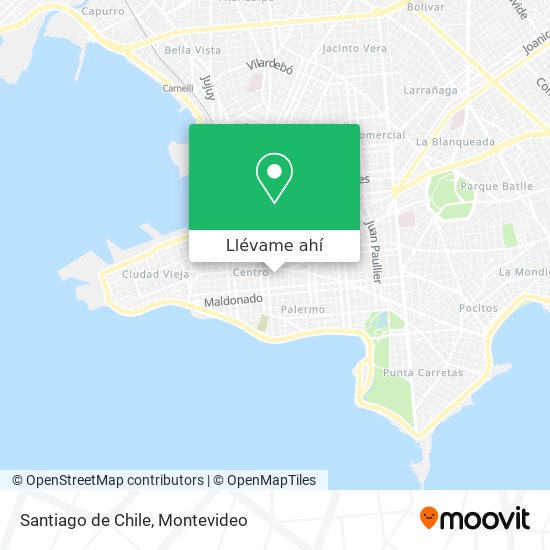 Mapa de Santiago de Chile