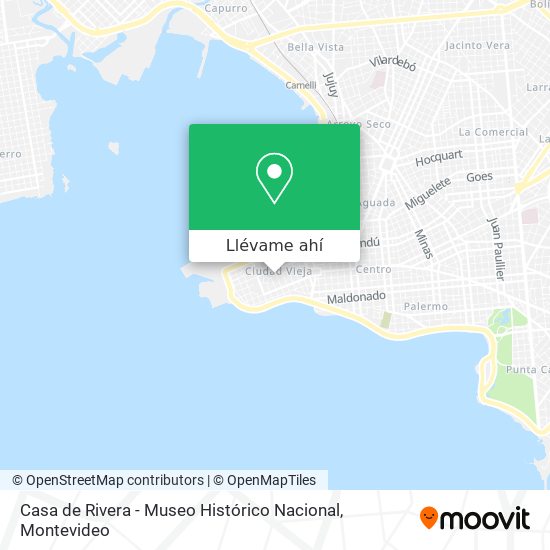 Mapa de Casa de Rivera - Museo Histórico Nacional
