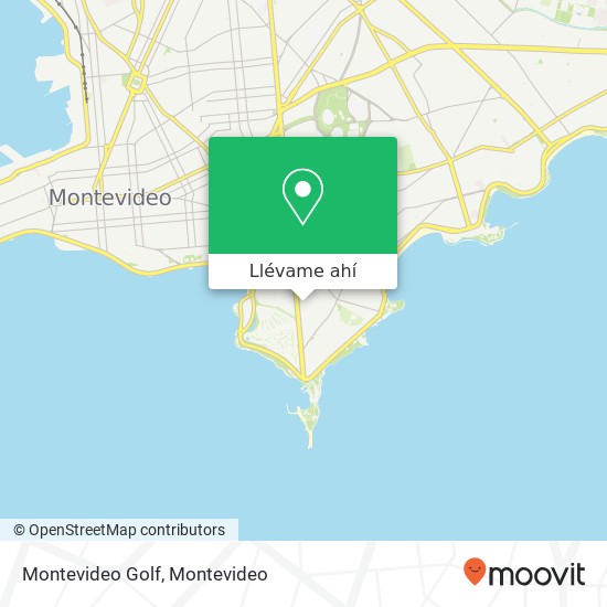 Mapa de Montevideo Golf
