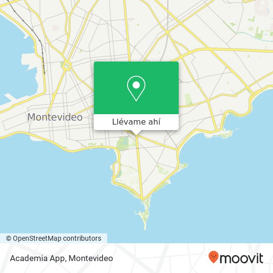 Mapa de Academia App