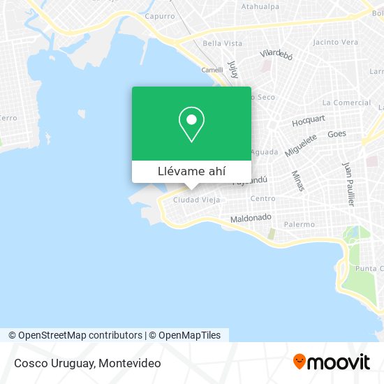 Mapa de Cosco Uruguay