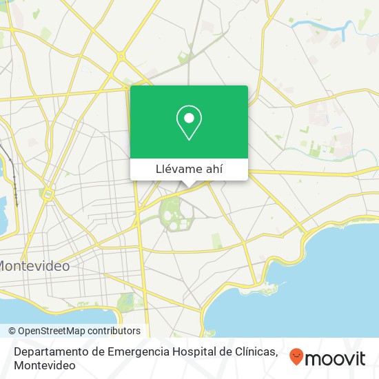 Mapa de Departamento de Emergencia Hospital de Clínicas