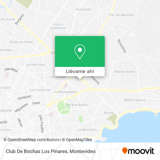Mapa de Club De Bochas Los Pinares