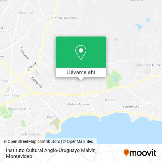 Mapa de Instituto Cultural Anglo-Uruguayo Malvín