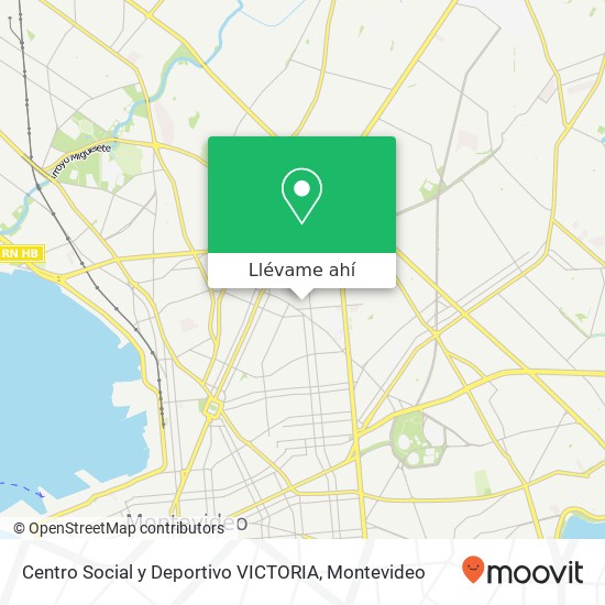 Mapa de Centro Social y Deportivo VICTORIA