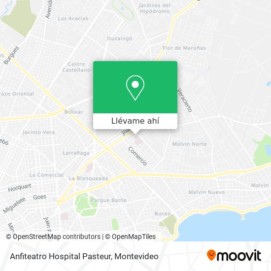 Mapa de Anfiteatro Hospital Pasteur