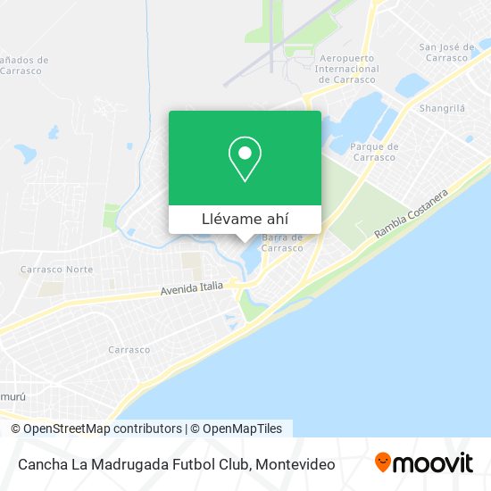 Mapa de Cancha La Madrugada Futbol Club