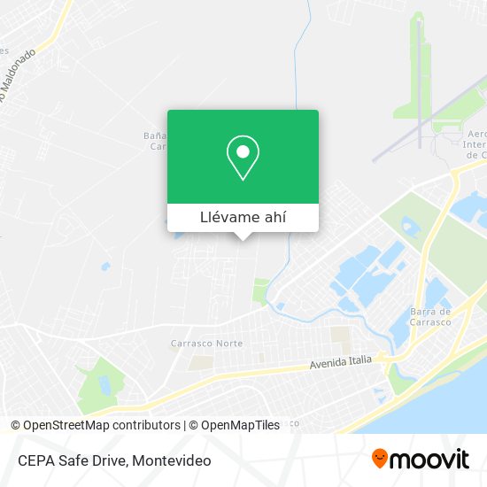 Mapa de CEPA Safe Drive