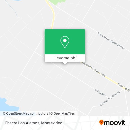 Mapa de Chacra Los Álamos