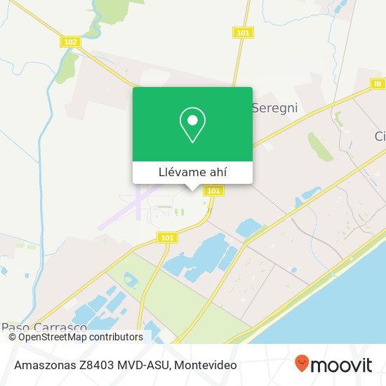 Mapa de Amaszonas Z8403 MVD-ASU