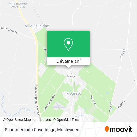 Mapa de Supermercado Covadonga