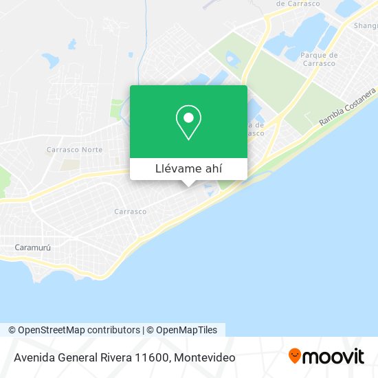 Mapa de Avenida General Rivera 11600