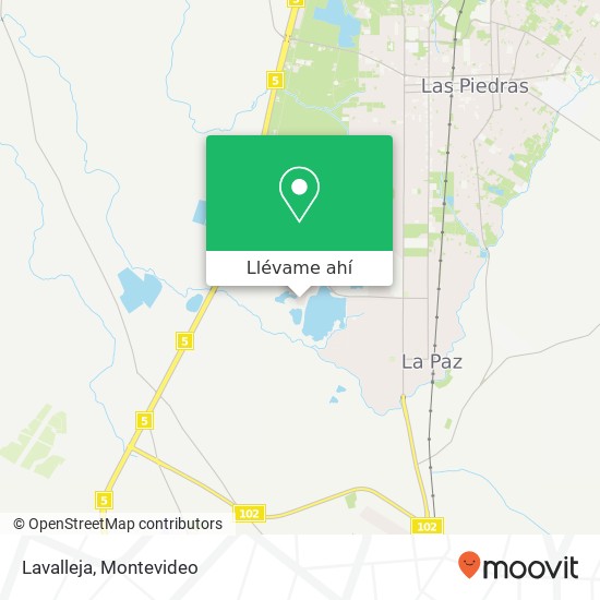 Mapa de Lavalleja