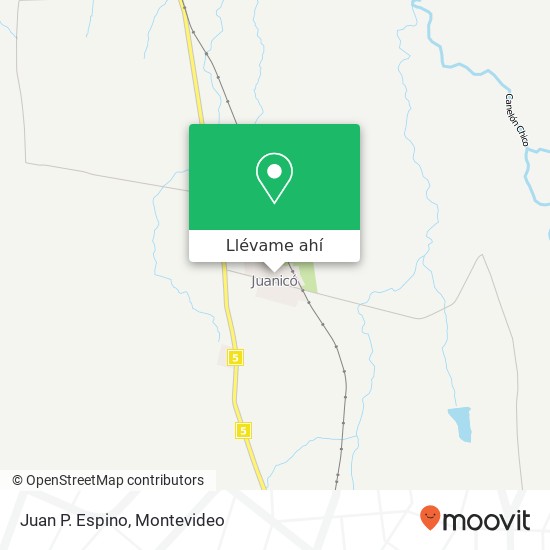 Mapa de Juan P. Espino