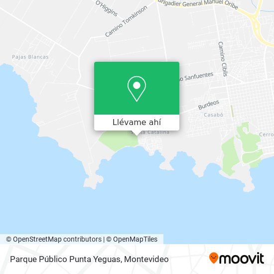 Mapa de Parque Público Punta Yeguas