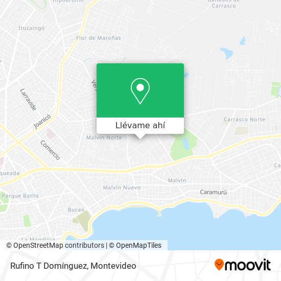Mapa de Rufino T Domínguez