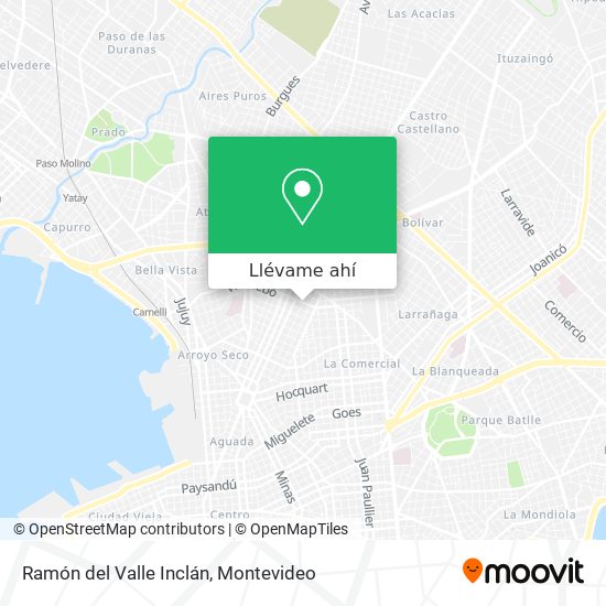 Mapa de Ramón del Valle Inclán