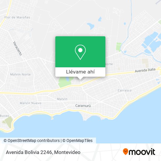 Mapa de Avenida Bolivia 2246