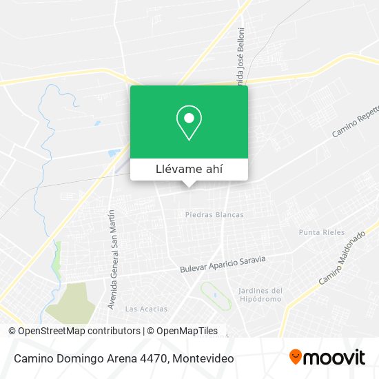 Mapa de Camino Domingo Arena 4470