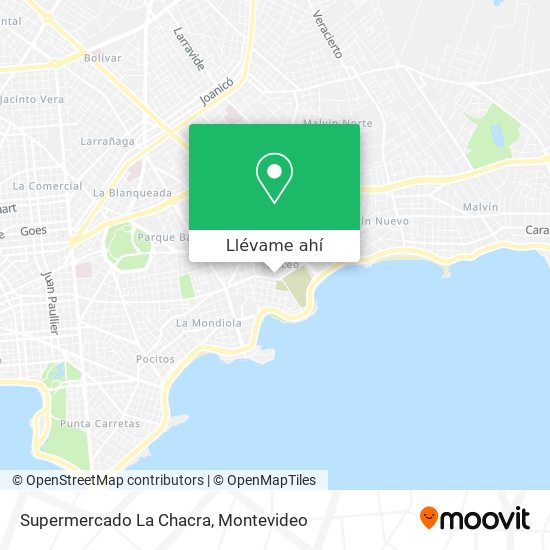 Mapa de Supermercado La Chacra