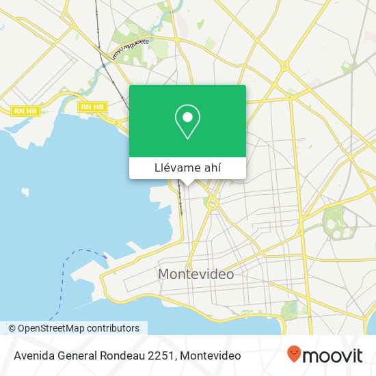 Mapa de Avenida General Rondeau 2251