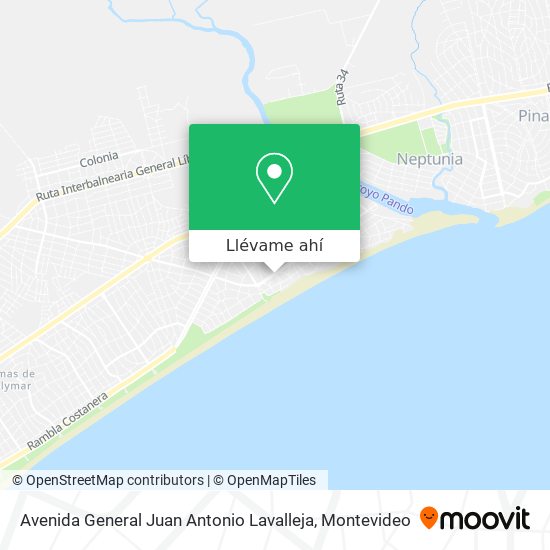 Mapa de Avenida General Juan Antonio Lavalleja