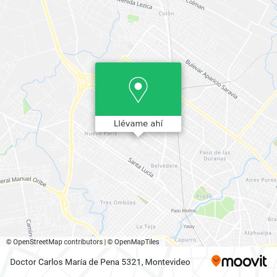 Mapa de Doctor Carlos María de Pena 5321