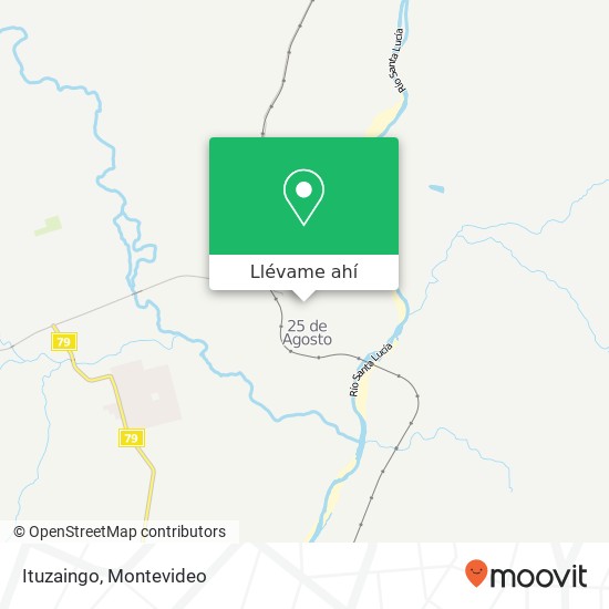 Mapa de Ituzaingo