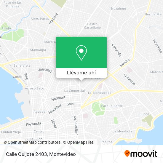 Mapa de Calle Quijote 2403