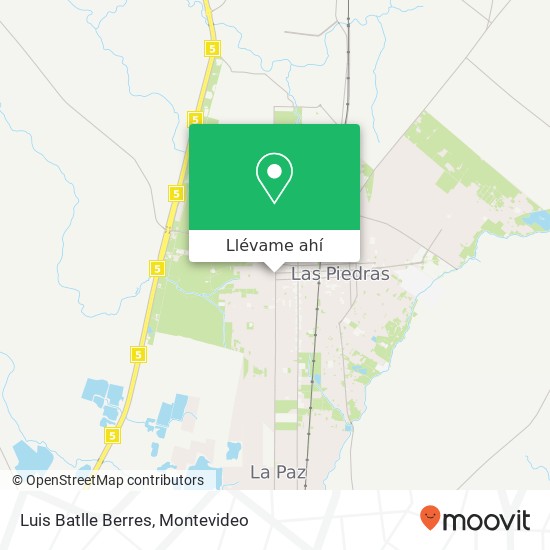 Mapa de Luis Batlle Berres