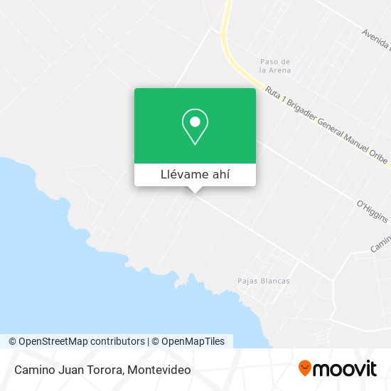 Mapa de Camino Juan Torora