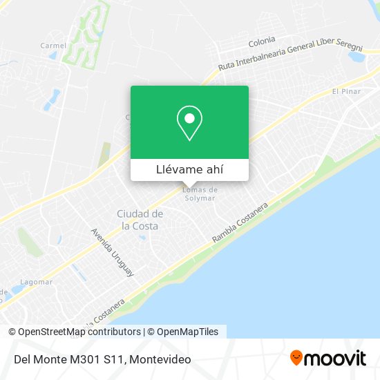 Mapa de Del Monte M301 S11