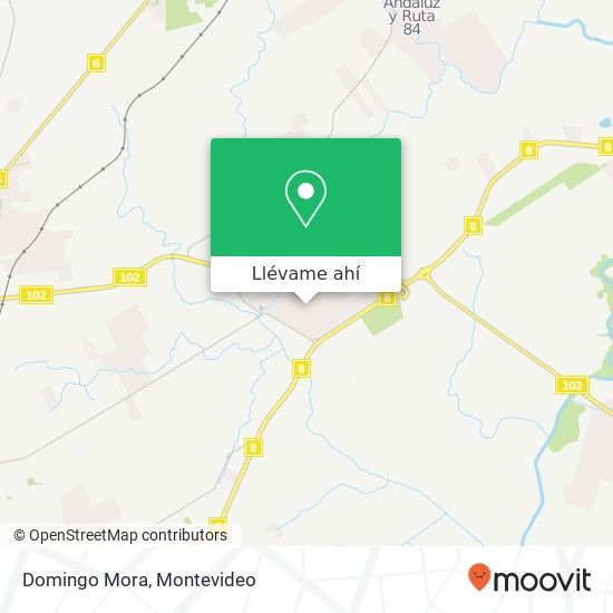 Mapa de Domingo Mora