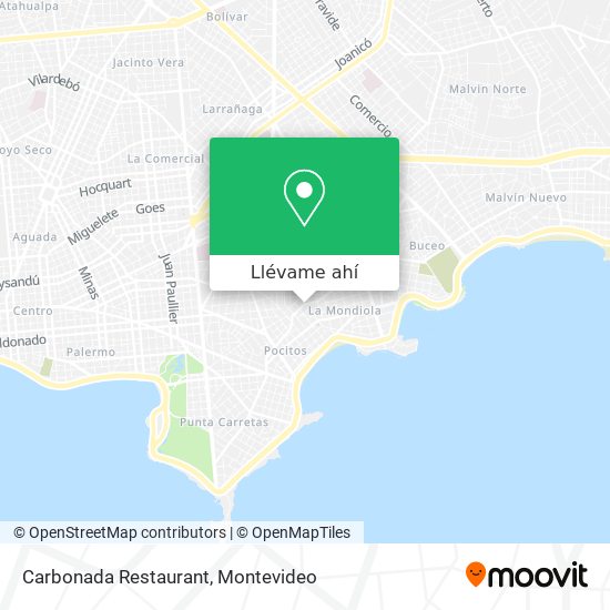 Mapa de Carbonada Restaurant