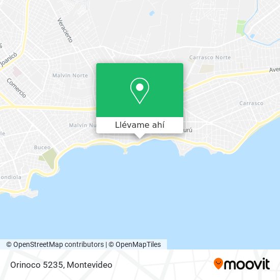 Mapa de Orinoco 5235
