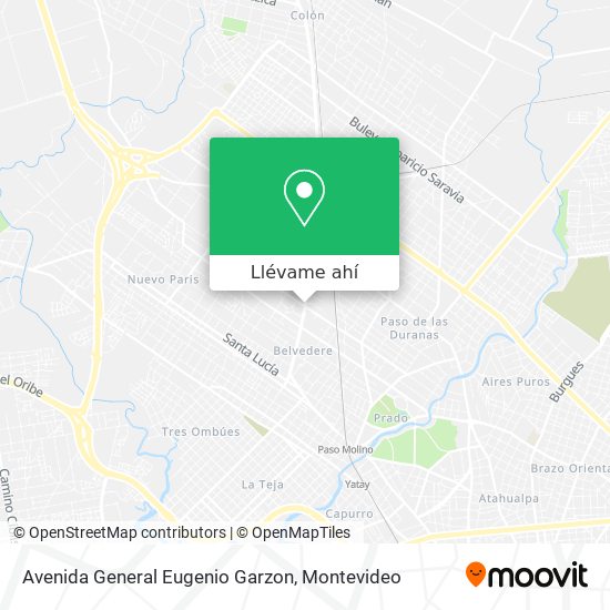 Mapa de Avenida General Eugenio Garzon