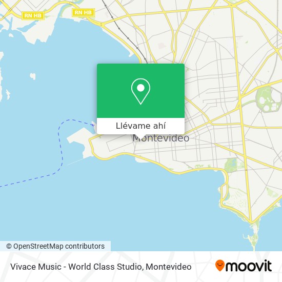 Mapa de Vivace Music - World Class Studio
