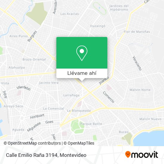 Mapa de Calle Emilio Raña 3194