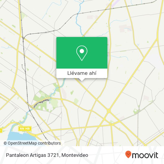 Mapa de Pantaleon Artigas 3721
