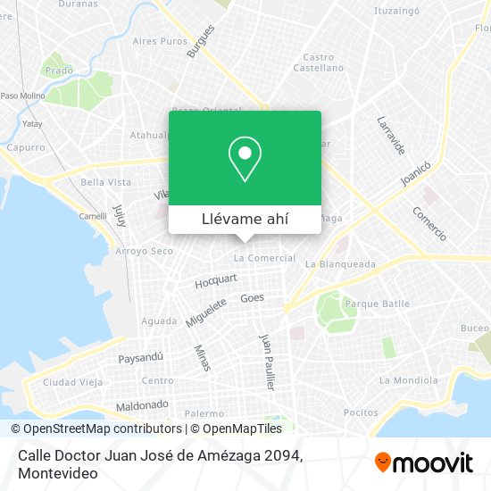 Mapa de Calle Doctor Juan José de Amézaga 2094