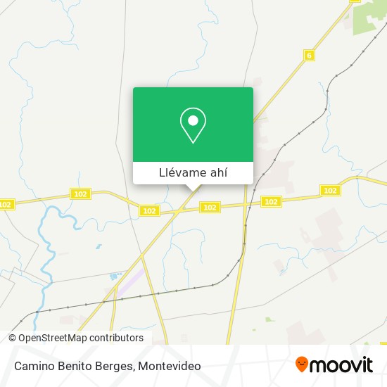Mapa de Camino Benito Berges